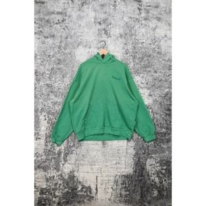 Madhappy Green Monochrome Pullover Hoodie Sweatshirt Size XL